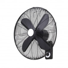 Telemax FW-45/FW3 Black Επιτοίχιος Ανεμιστήρας 45cm 120W με Κορδονάκι & Διακόπτη