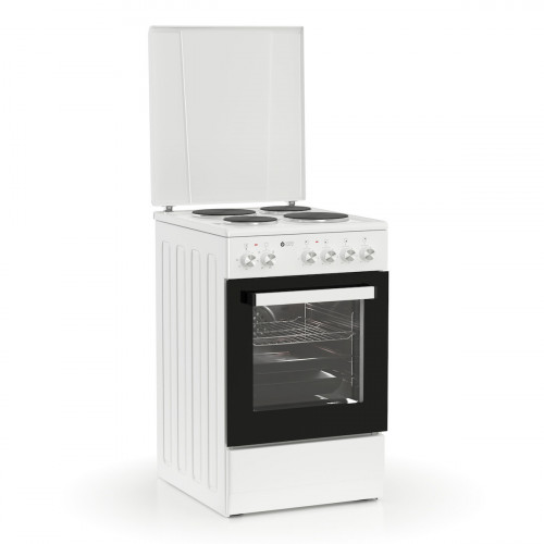 Thermogatz TGS E50 WH TURBO Ηλεκτρική Κουζίνα 50cm με Φούρνο 47lt Λευκή Thermogatz TGS E50 WH TURBO Ηλεκτρική Κουζίνα 50cm με Φούρνο 47lt Λευκή