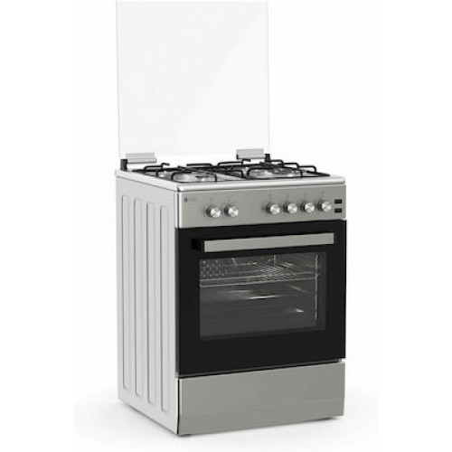 Thermogatz TGS 6021 IX Κουζίνα Υγραερίου 60cm με Φούρνο 49lt Inox Thermogatz TGS 6021 IX Κουζίνα Υγραερίου 60cm με Φούρνο 49lt Inox