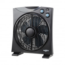 Telemax AirBox Ανεμιστήρας Επιδαπέδιος Box Fan 30cm 45W με Περιστρεφόμενες Γρίλιες & Timer