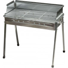 BBQ Κάρβουνου Νο64 Γαλβανιζέ Ψησταριά με Σχάρα Χρωμίου